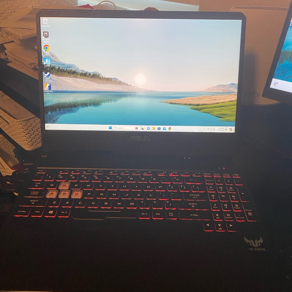ASUS gaming computer complete setup